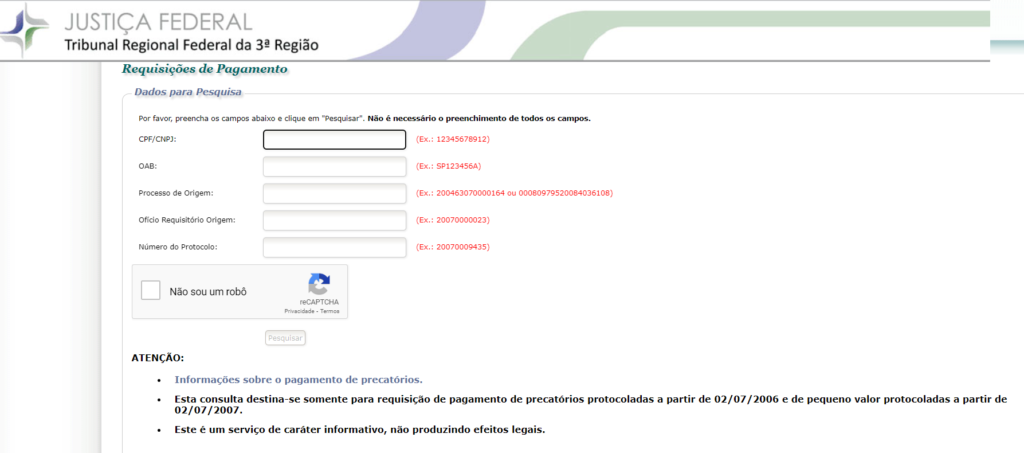 RPV TRF3: últimas informações para quem tem uma RPV neste Tribunal