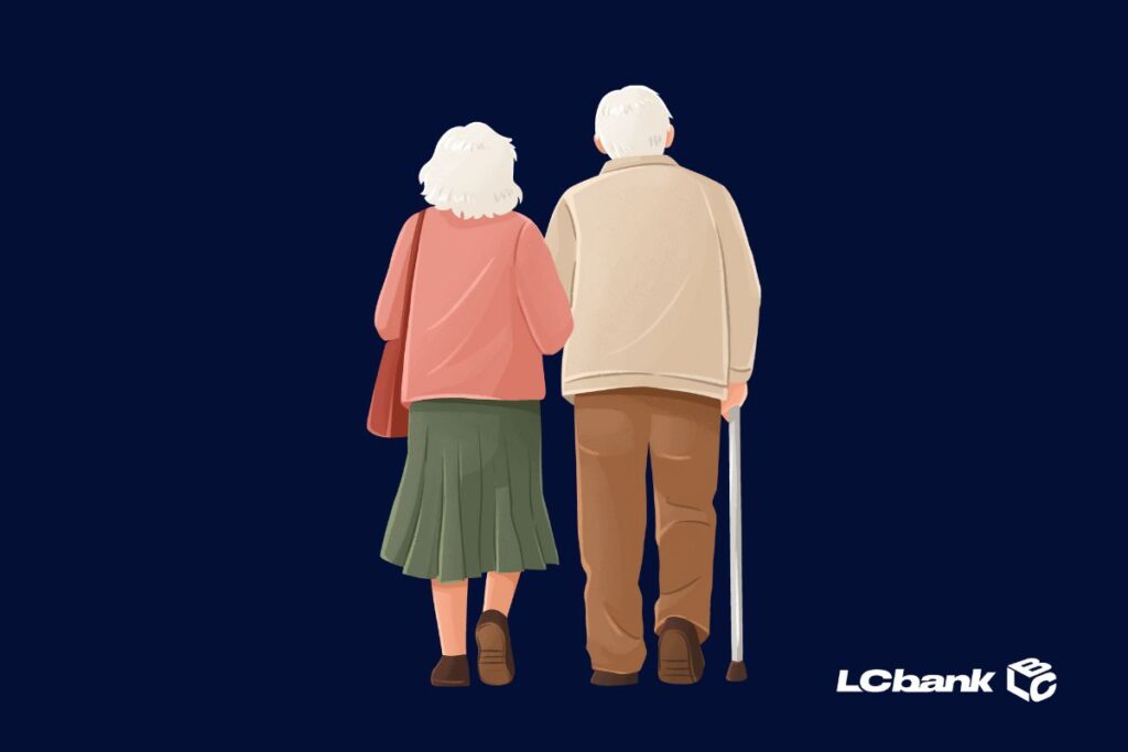 Figura de idosos representando as prioridades