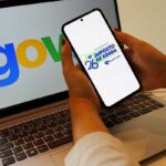 Declaração de Imposto de Renda 2026 no celular e notebook, focando em precatório RPV e honorários.
